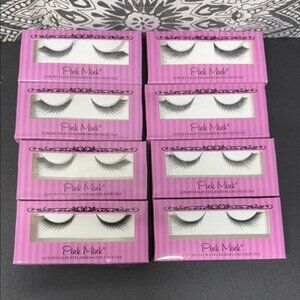 Pink Mink Luxury False Eyelashes lot of 8 sets